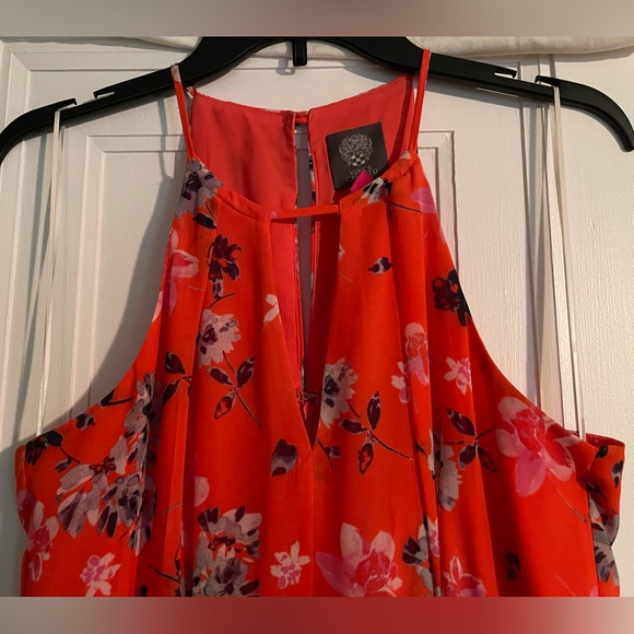 EUC Vince Camuto Floral-Print Chiffon High-Low Maxi
Dress, Size 6 - Picture 4 of 12